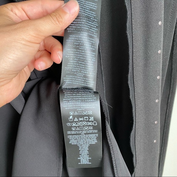 GUESS NWT Lita Studded Flyaway Midi Skirt size 6 - Picture 7 of 12